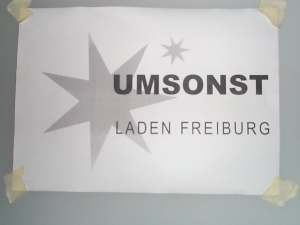 Das Logo des Umsonstladens Freiburg